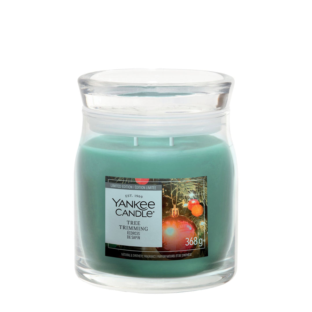 Tree Trimming Signature Medium Jar by Yankee Candle