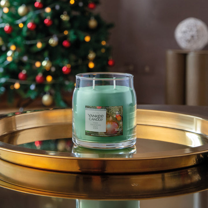 Tree Trimming Signature Medium Jar by Yankee Candle