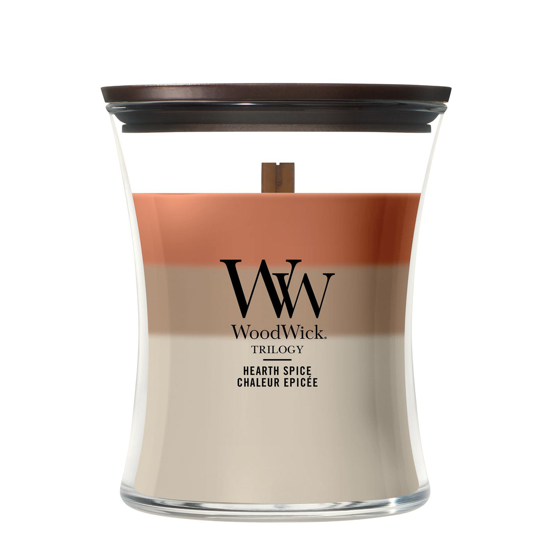Hearth Spice Trilogy Medium Hourglass Candle by WoodWick