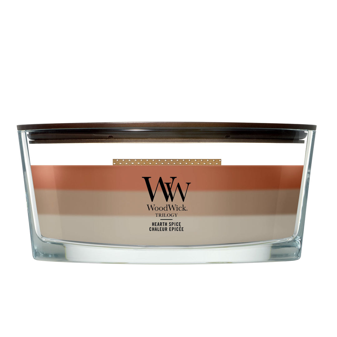 Hearth Spice Trilogy Ellipse Candle by WoodWick