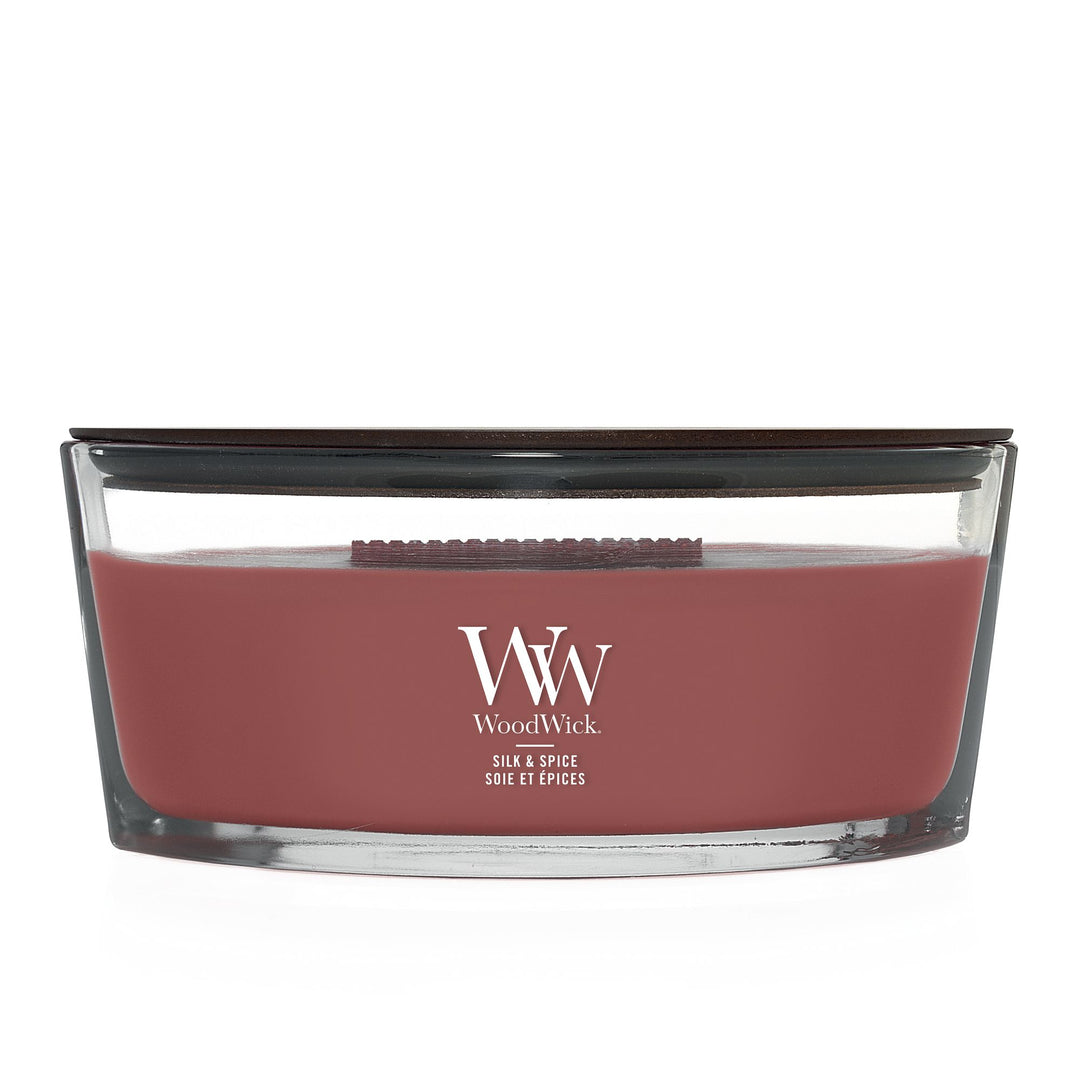 Silk &amp; Spice Ellipse Candle by WoodWick