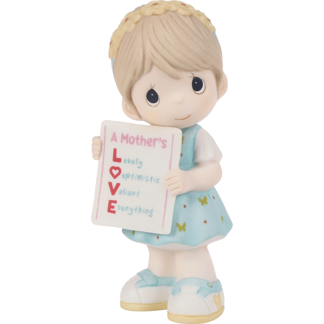 Mother's Day Girl Love Sign Figurine by Precious Moments