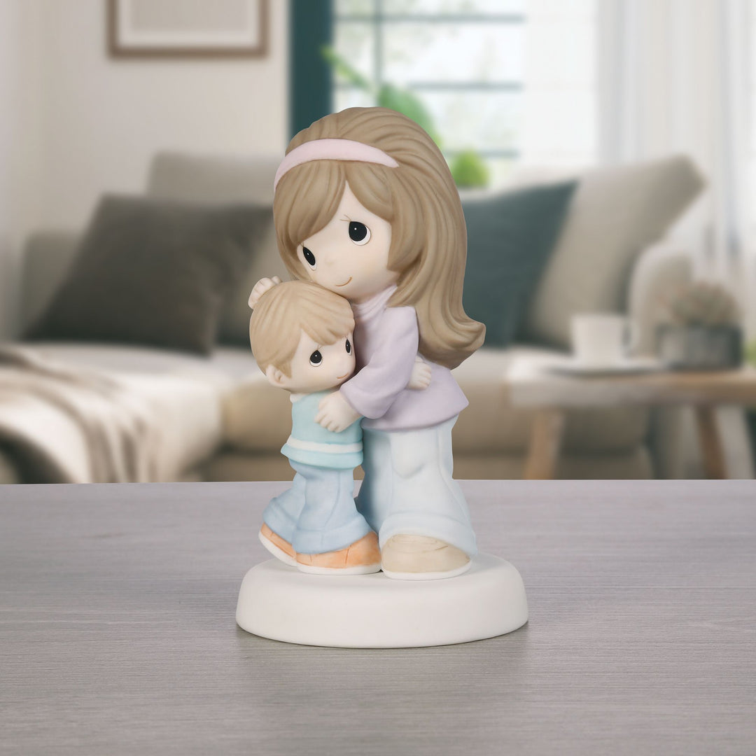 Mom & Son Close Pose Figurine by Precious Moments