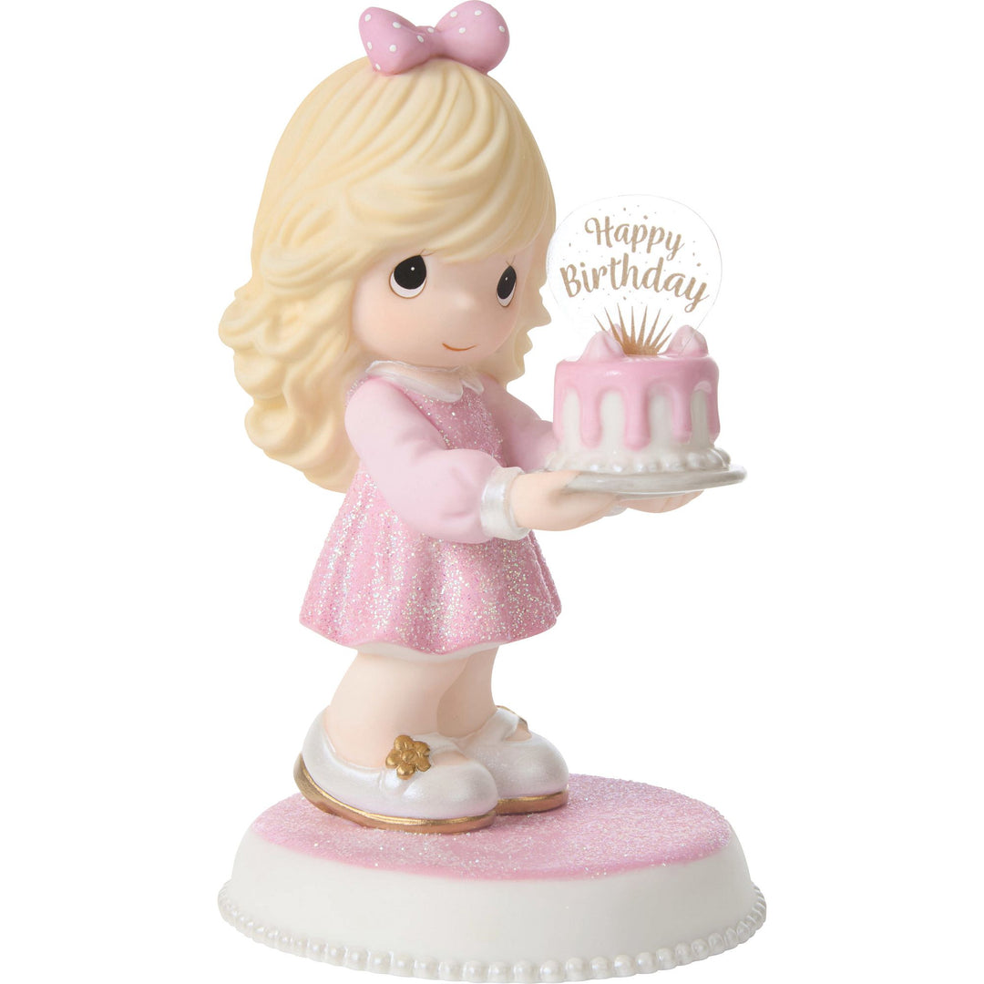 Birthday Girl with Cake Figurine by Precious Moments