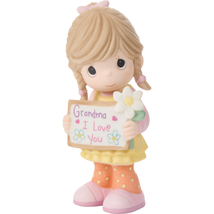 Gril with Grandma Sign Figurine by Precious Moments