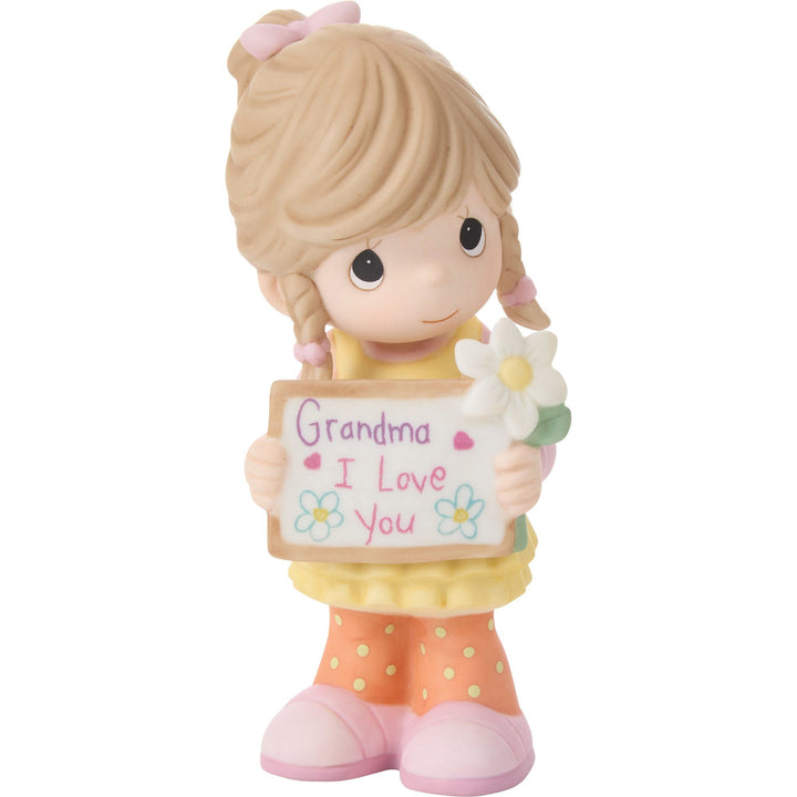 Gril with Grandma Sign Figurine by Precious Moments