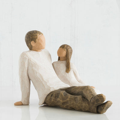 Father and Daughter Figurine by Willow Tree
