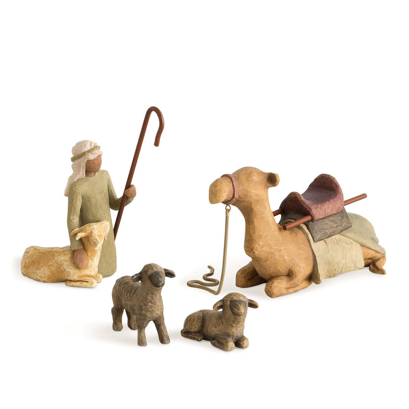 Shepherd and Stable Animals Figurines by Willow Tree