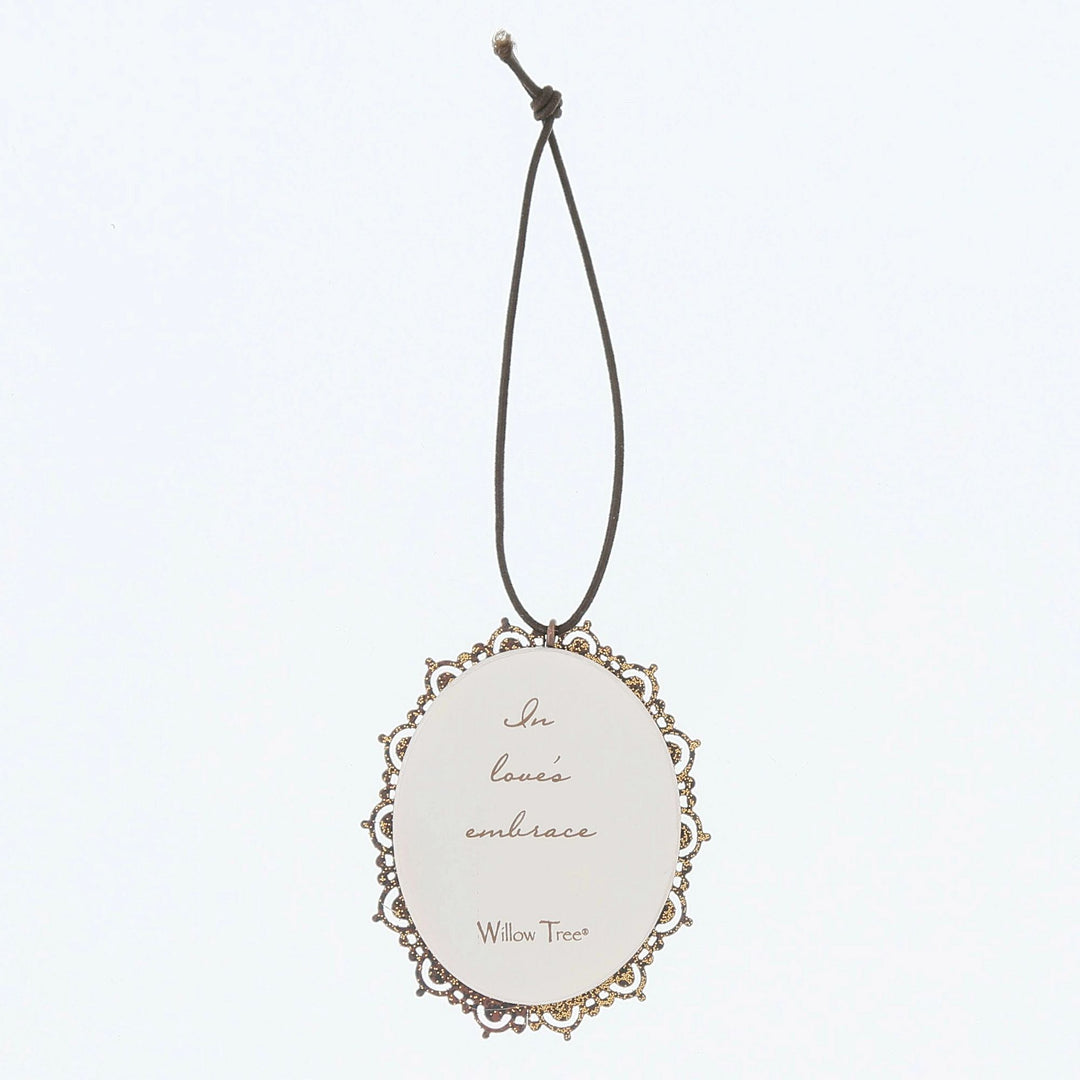 Embrace Metal-edged Ornament