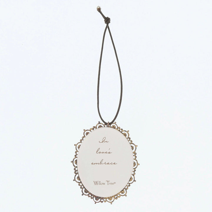 Embrace Metal-edged Ornament