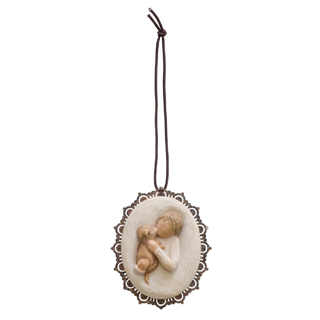 Kindness (boy) Metal-edged Ornament