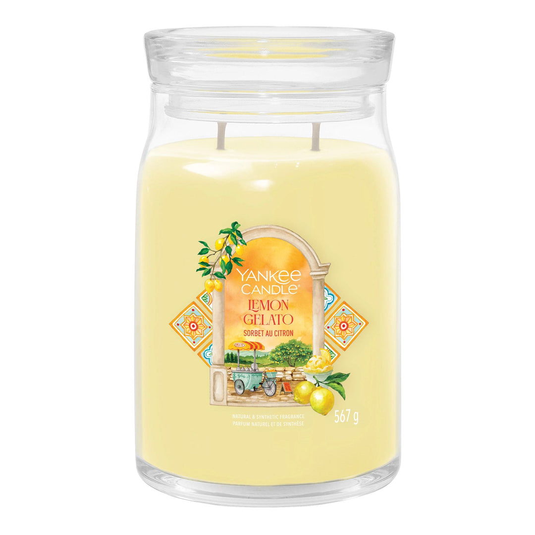 Lemon Gelato Signature Large Jar by Yankee Candle