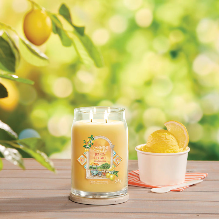 Lemon Gelato Signature Large Jar by Yankee Candle