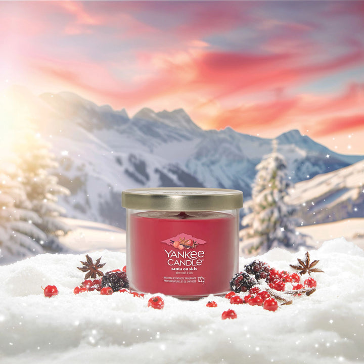 Santa on Skis Signature Small Tumbler by Yankee Candle