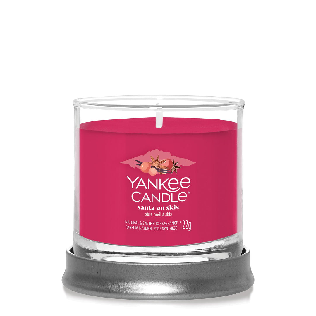 Santa on Skis Signature Small Tumbler by Yankee Candle