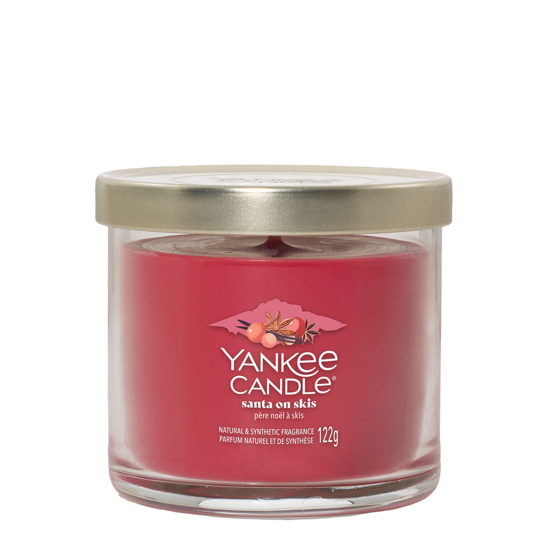 Santa on Skis Signature Small Tumbler by Yankee Candle
