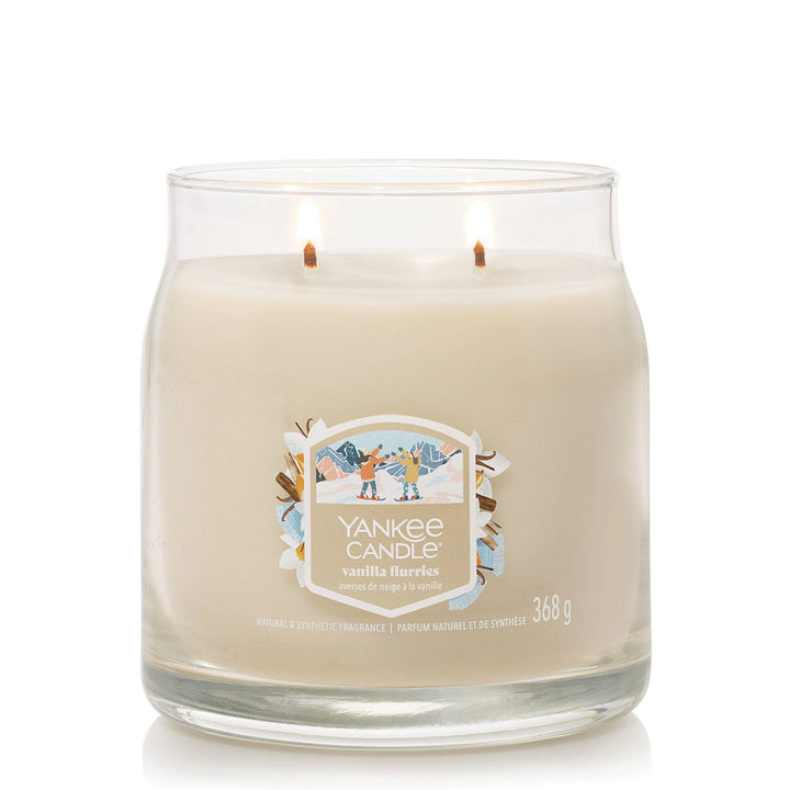 Vanilla Flurries Signature Medium Jar by Yankee Candle