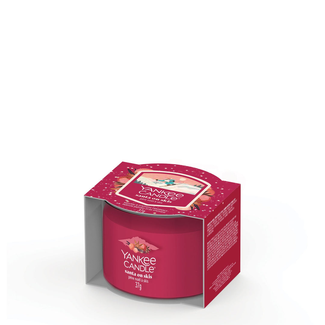 Santa on Skis Signature Filled Votive by Yankee Candle