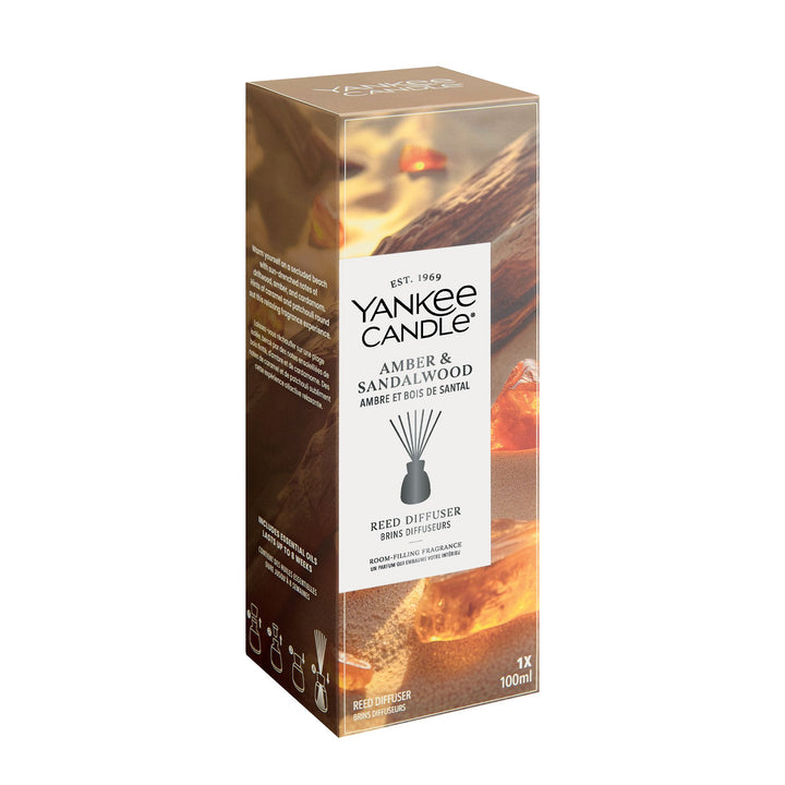 Amber & Sandalwood Reed Diffuser 100ml by Yankee Candle