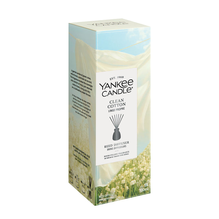 Clean Cotton Reed Diffuser 100ml by Yankee Candle