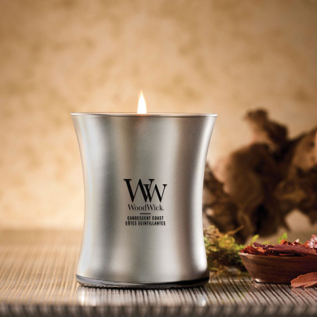 Candescent Coast Medium Hourglass by WoodWick