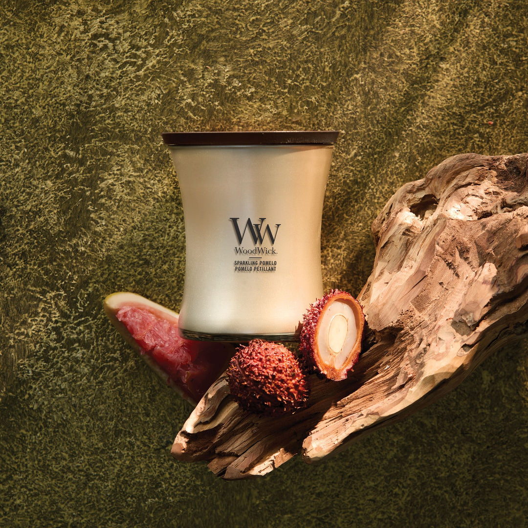 Sparkling Pomelo Medium Hourglass by WoodWick