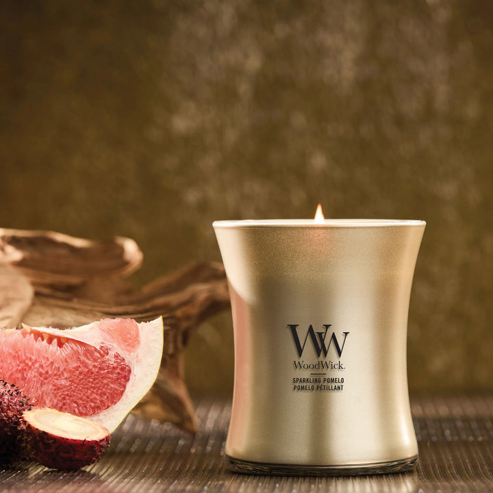 Sparkling Pomelo Medium Hourglass by WoodWick