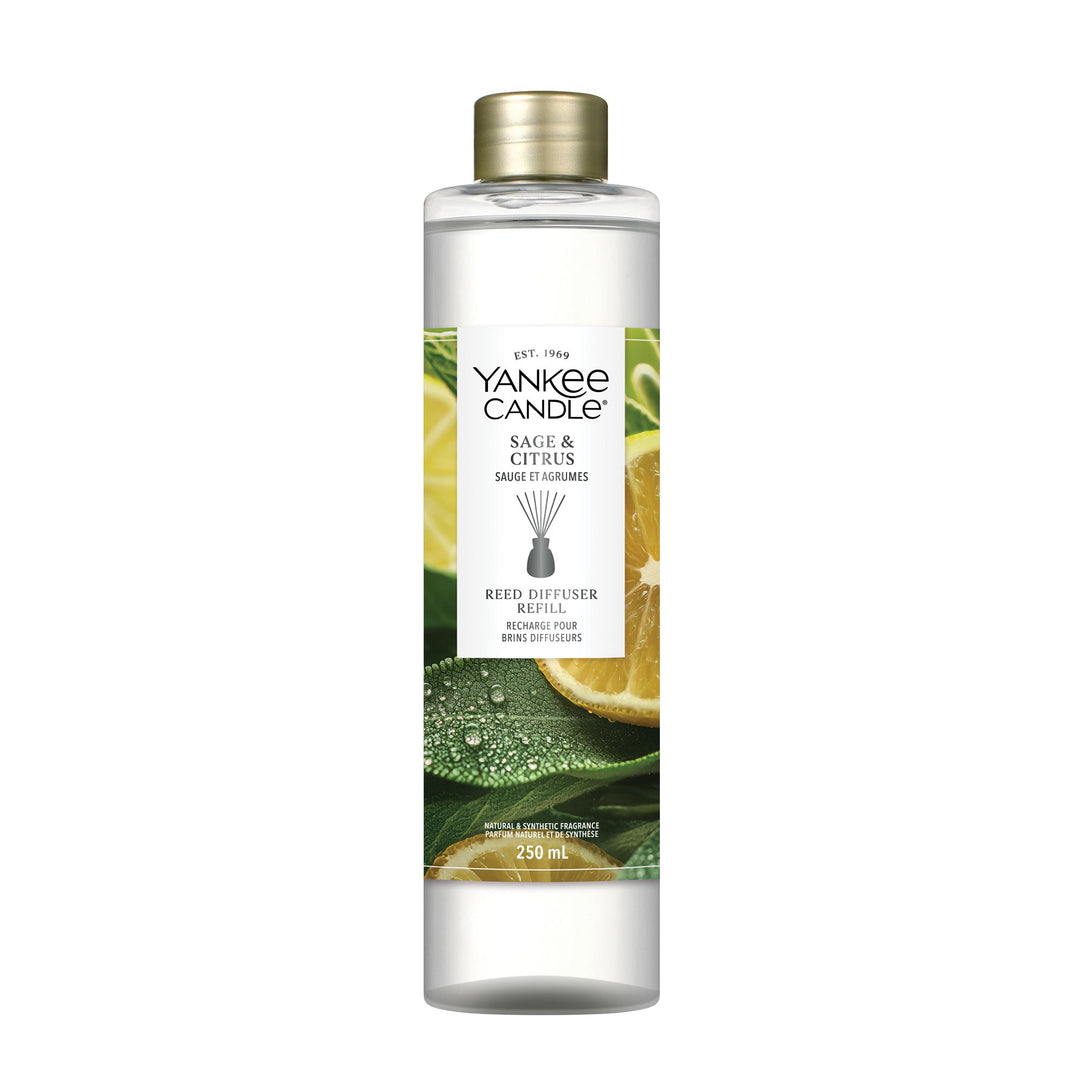 Sage & Citrus Reed Diffuser Refill 200ml by Yankee Candle