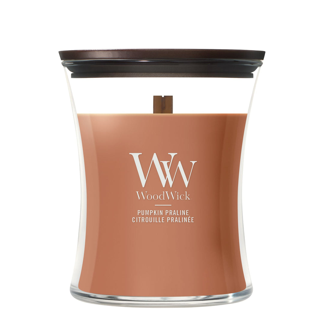 Pumpkin Praline Medium Hourglass by WoodWick
