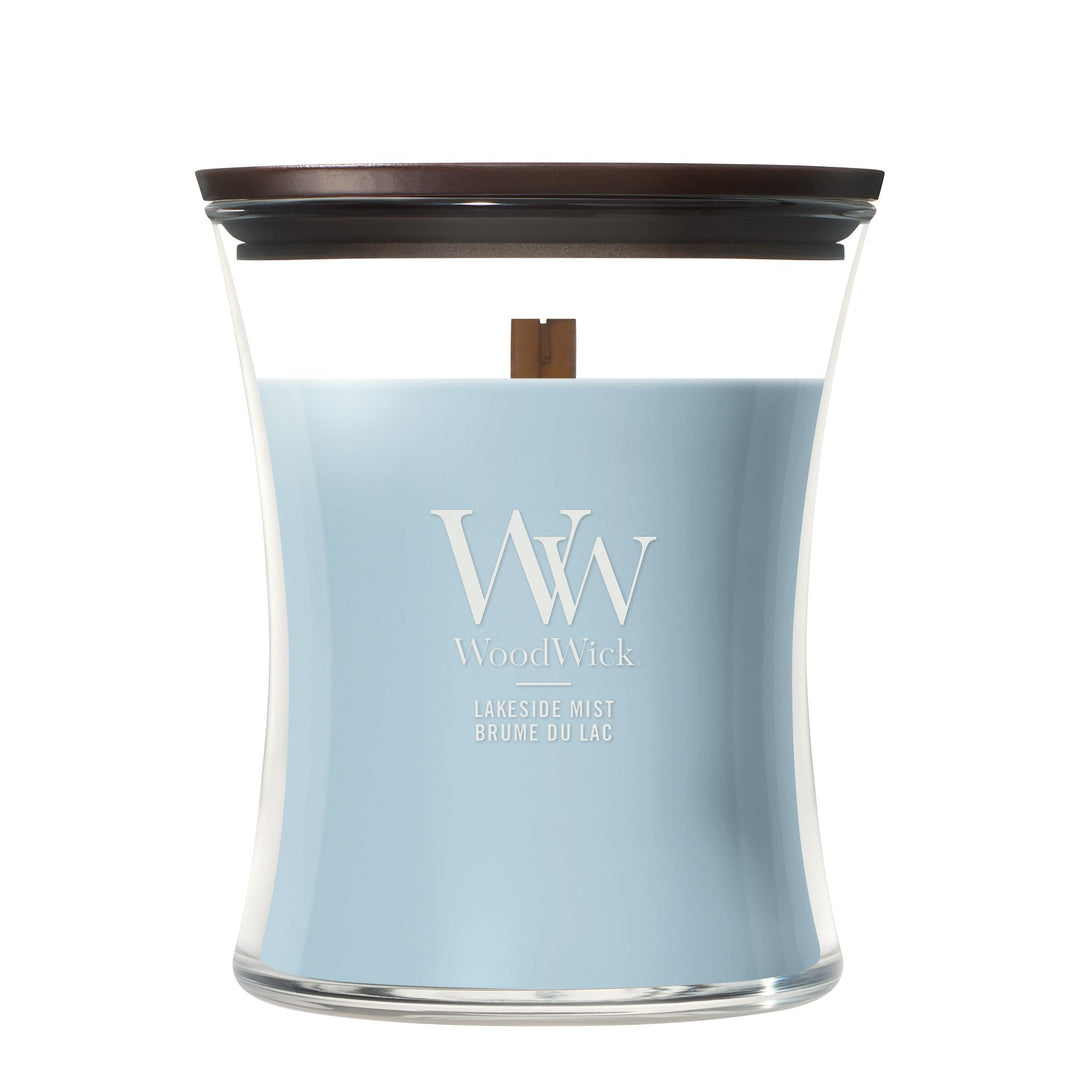 Lakeside Mist Medium Hourglass by WoodWick