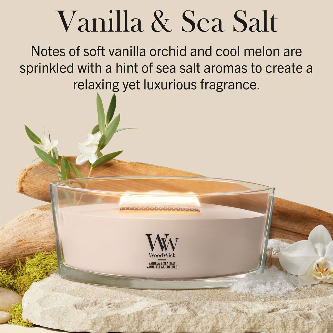 Vanilla &amp; Sea Salt Ellipse by WoodWick