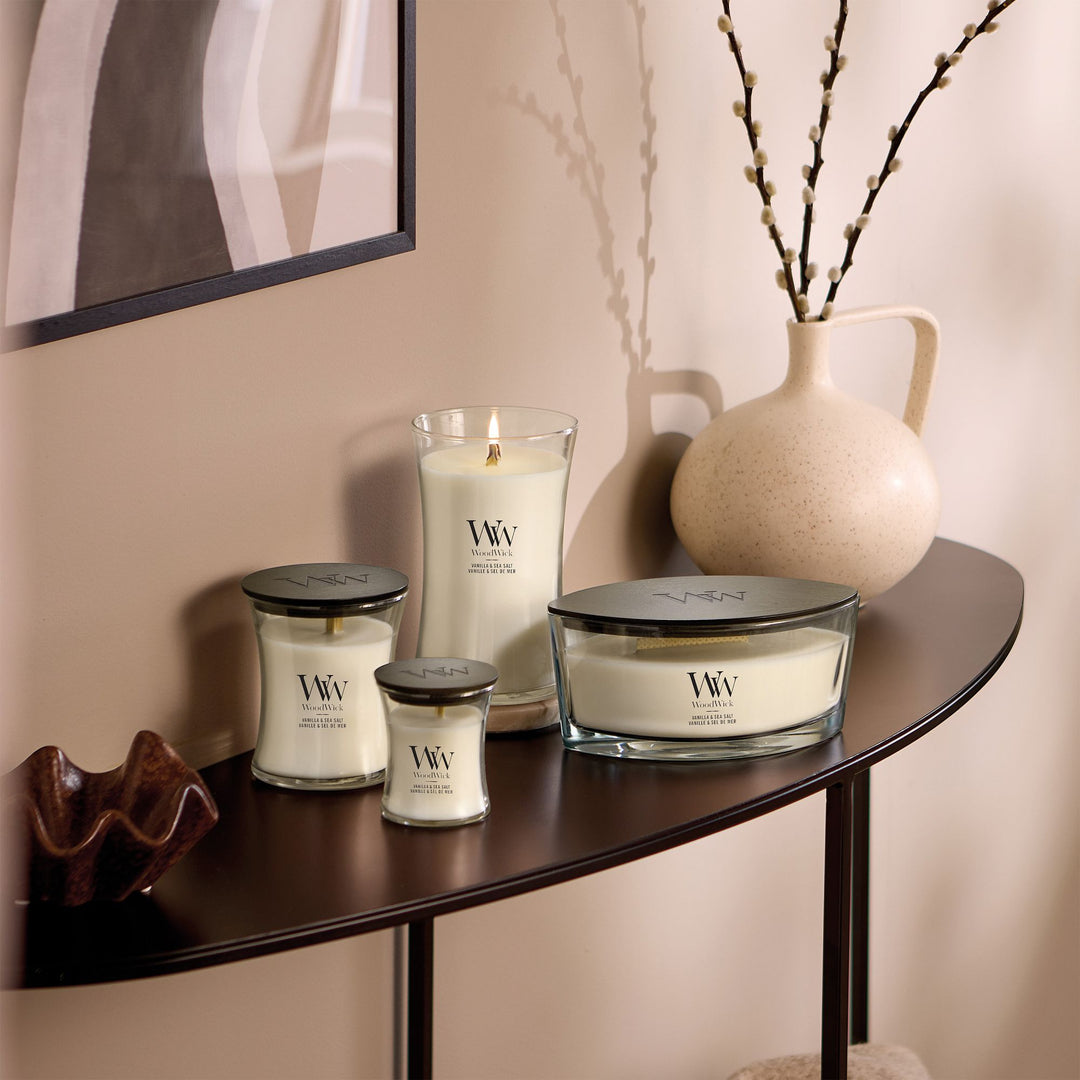 Vanilla &amp; Sea Salt Large Hourglass by WoodWick