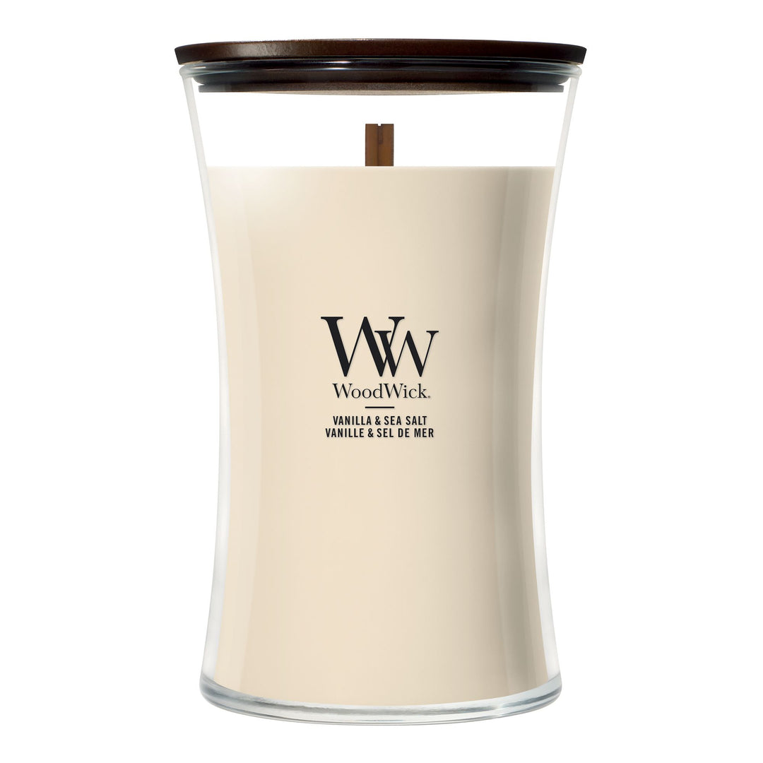 Vanilla &amp; Sea Salt Large Hourglass by WoodWick