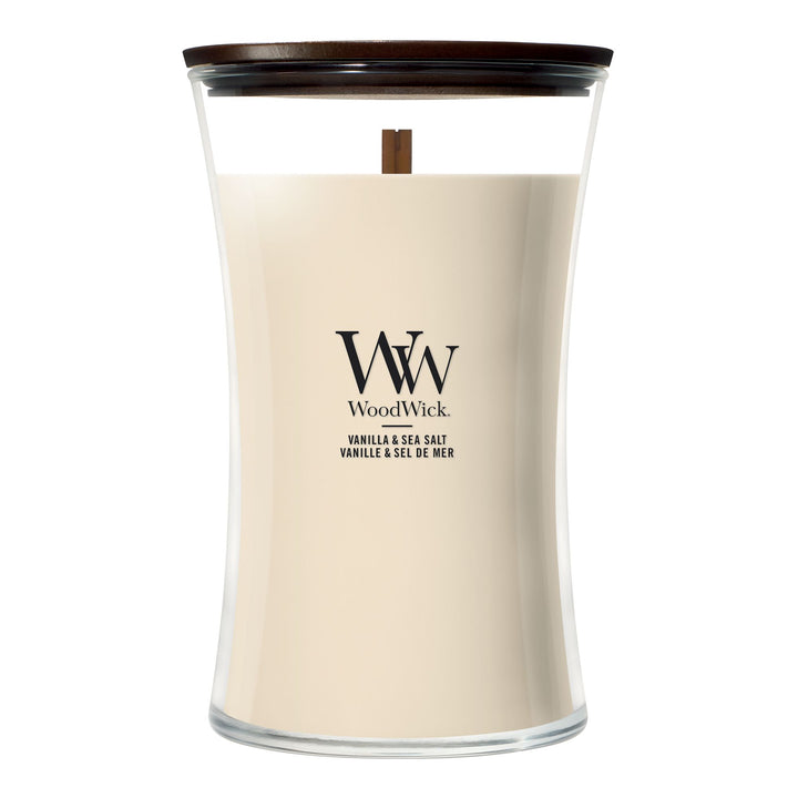 Vanilla &amp; Sea Salt Large Hourglass by WoodWick