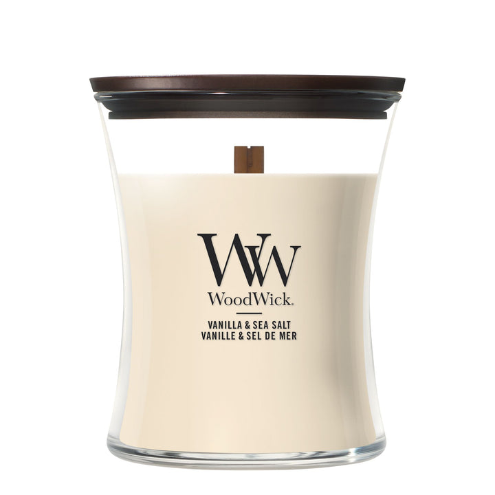 Vanilla &amp; Sea Salt Medium Hourglass by WoodWick