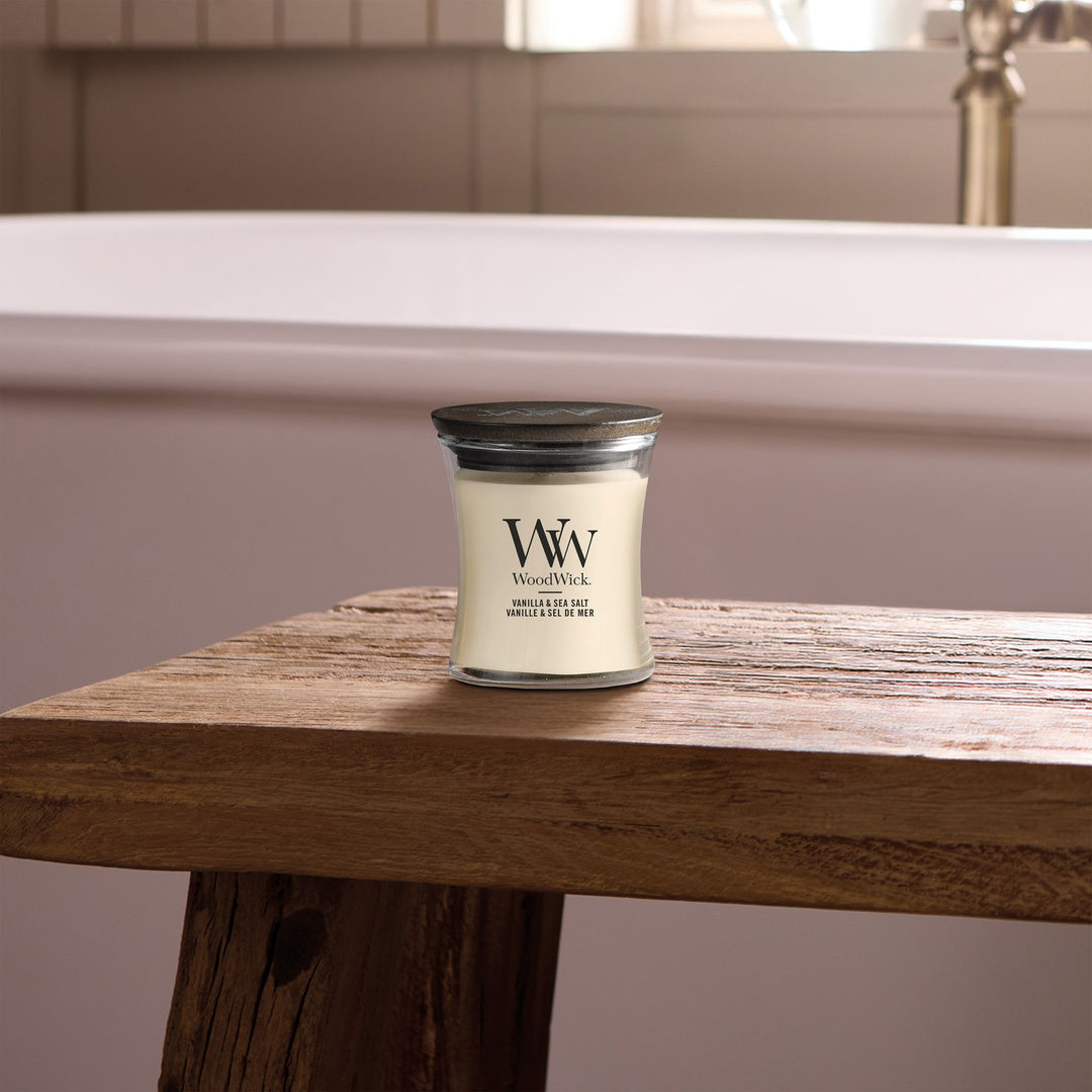 Vanilla &amp; Sea Salt Mini Hourglass by WoodWick