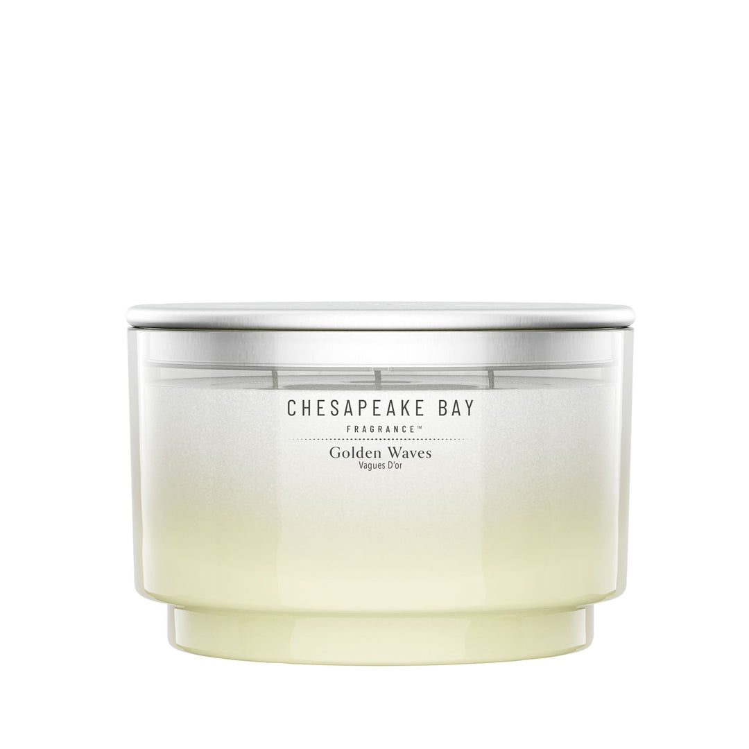 Golden Waves 3 Wick Candle by Chesapeake Bay