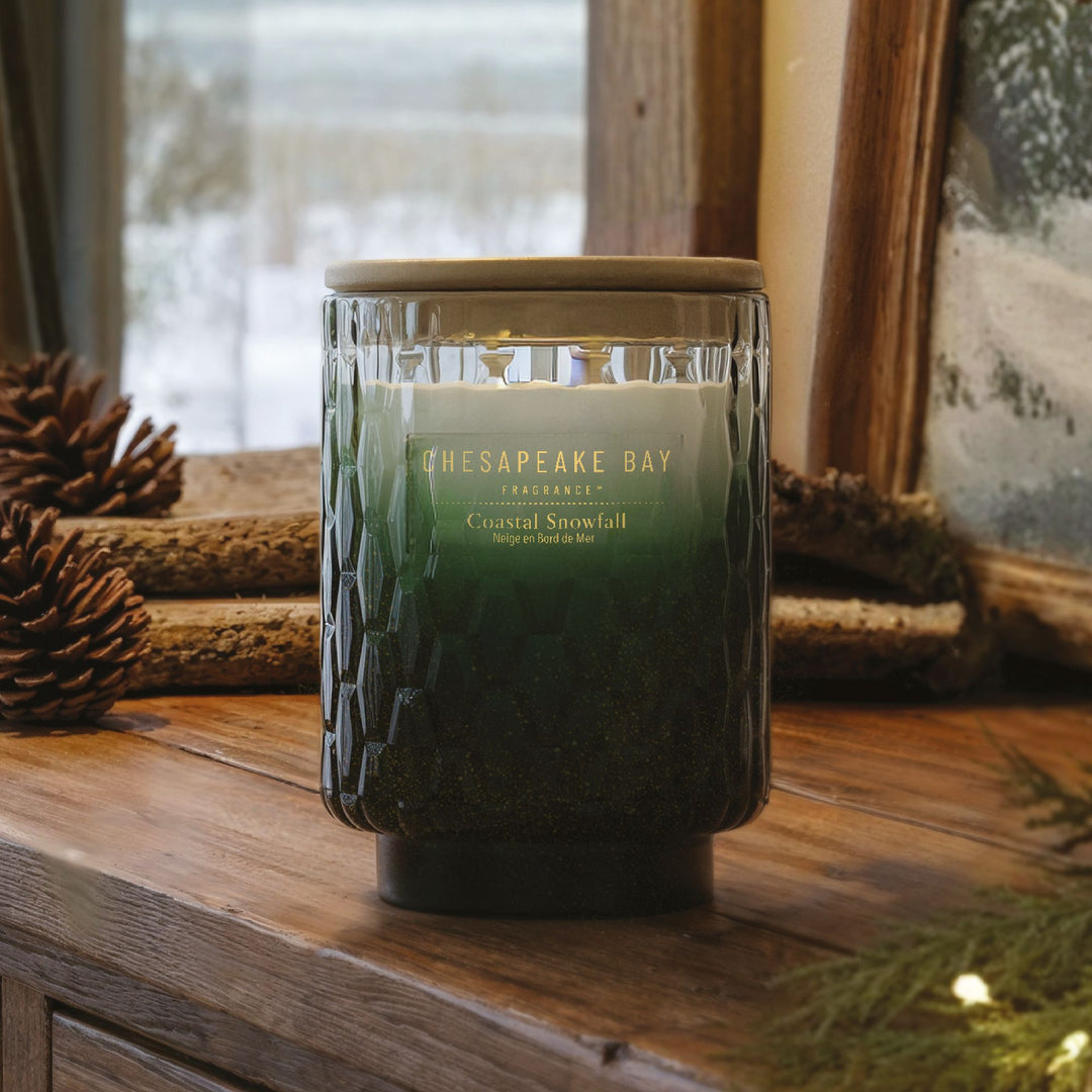 Coastal Snowfall Medium Jar By Chesapeake Bay