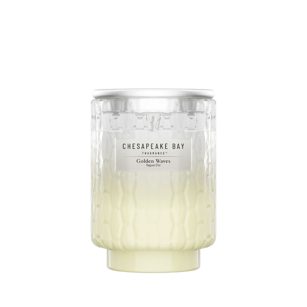 Golden Waves Medium Candle by Chesapeake Bay
