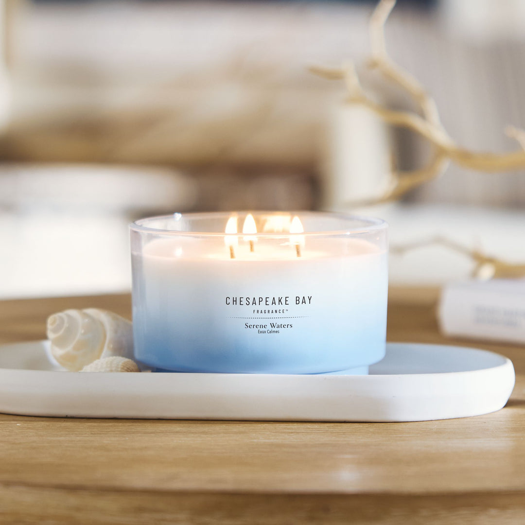 Serene Waters 3 Wick Candle by Chesapeake Bay