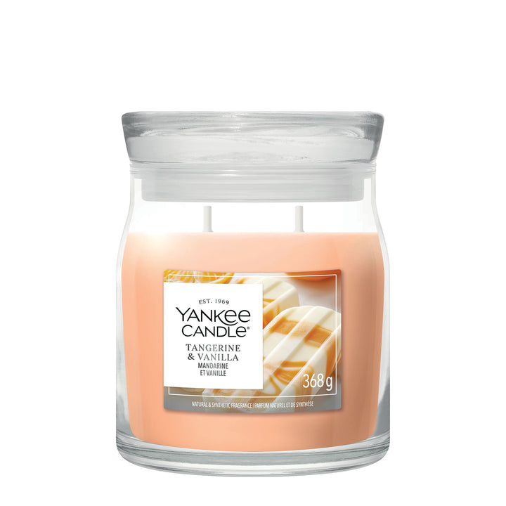 Tangerine &amp; Vanilla Signature Medium Jar by Yankee Candle