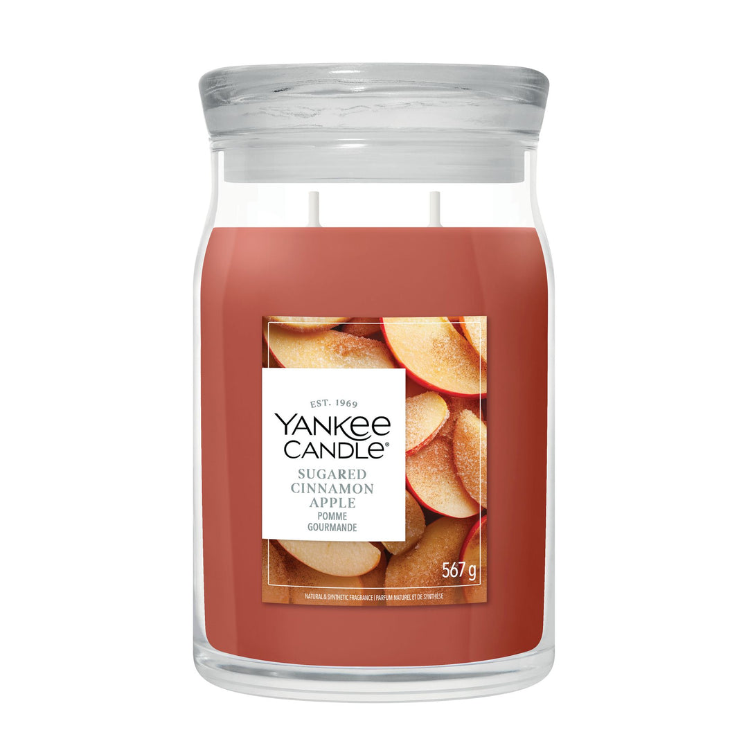Sugared Cinnamon Apple Signature Large Jar by Yankee Candle