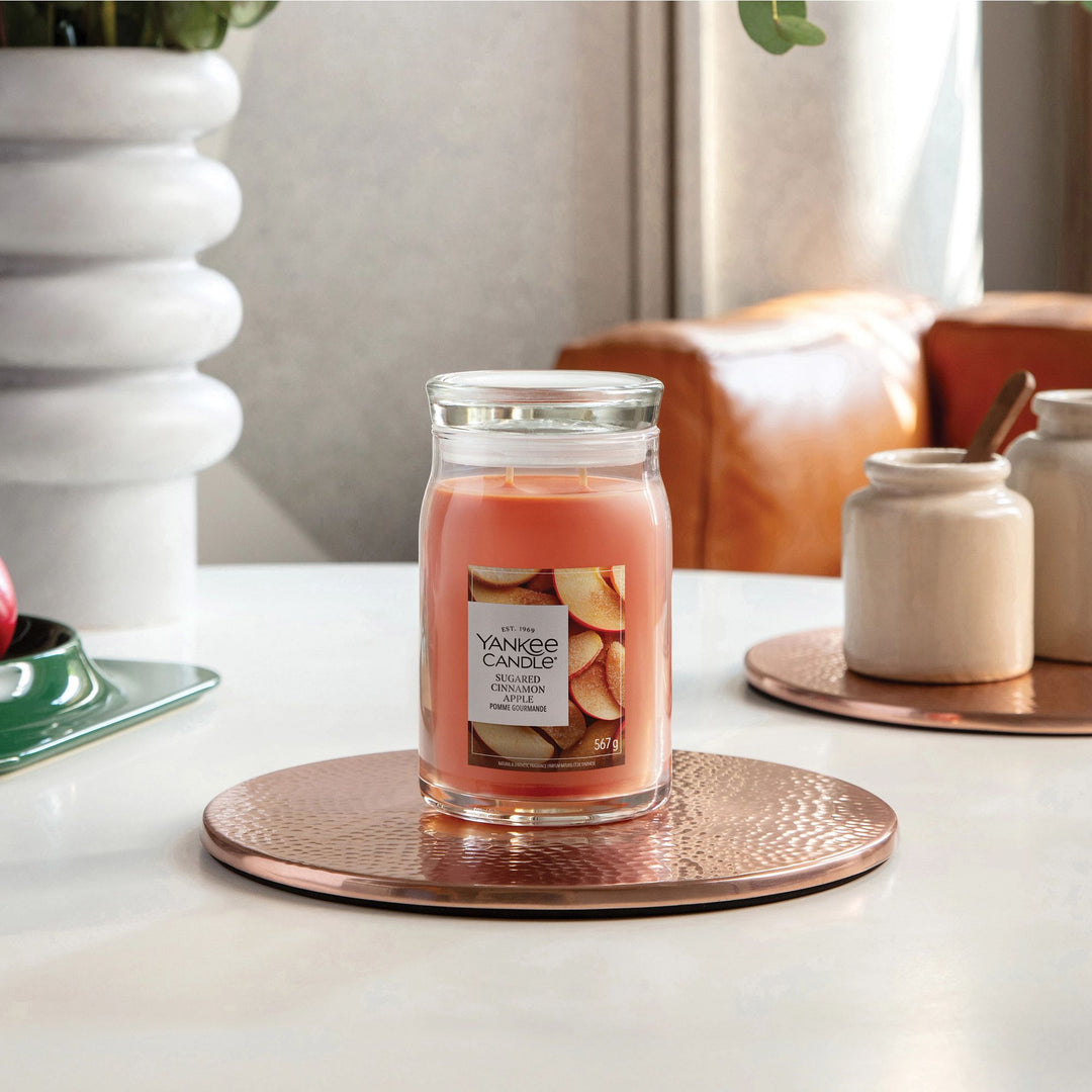 Sugared Cinnamon Apple Signature Large Jar by Yankee Candle