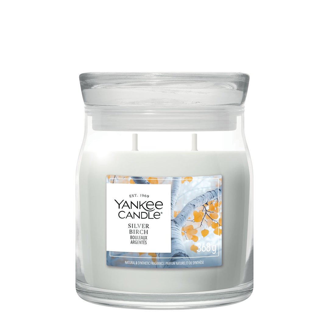 Silver Birch Signature Medium Jar by Yankee Candle