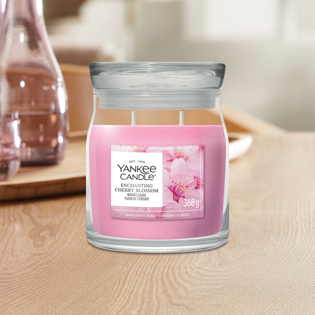 Enchanting Cherry Blossom Signature Medium Jar Yankee Candle