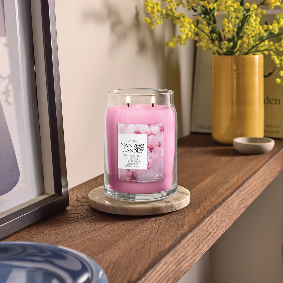Enchanting Cherry Blossom Signature Large Jar Yankee Candle