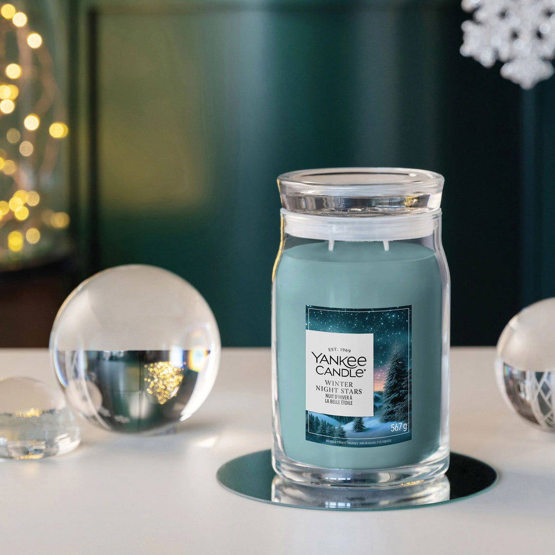 Winter Night Stars Signature Large Jar by Yankee Candle
