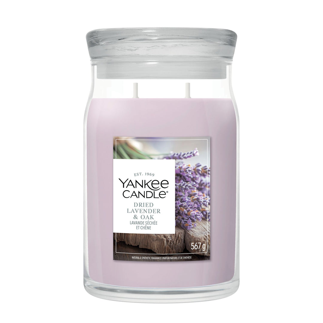 Dried Lavender & Oak Signature Large Jar by Yankee Candle