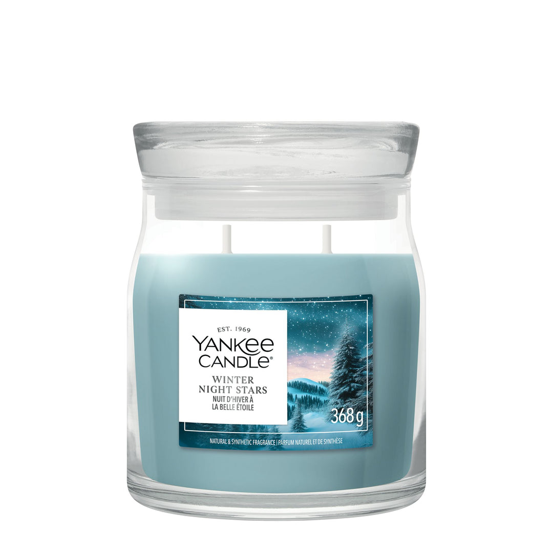 Winter Night Stars Signature Medium Jar by Yankee Candle