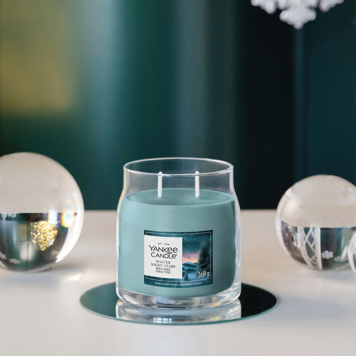 Winter Night Stars Signature Medium Jar by Yankee Candle